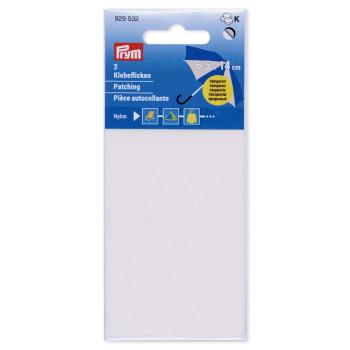 Prym Klebeflicken Nylon, 2 Stück, 6,5 x 14cm, transparent 929532